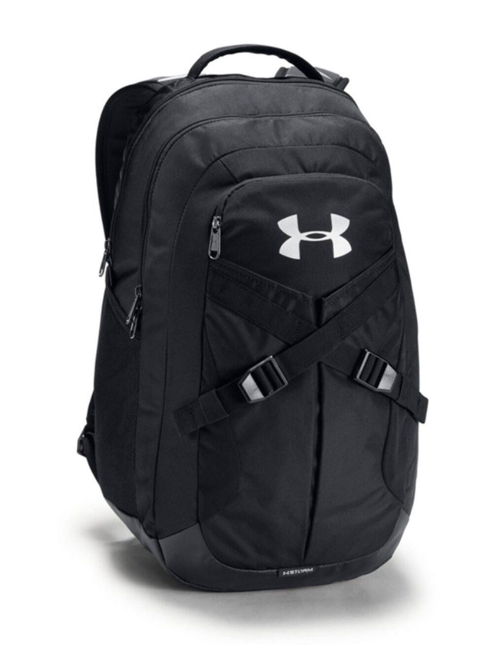 NWT Under Armour UA Recruit 2.0 Black Logo Laptop Backpack